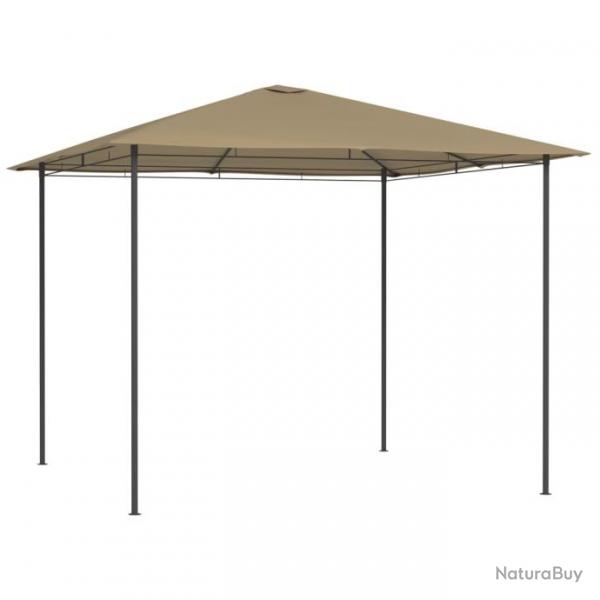 Belvedere auvant 3x3x2,6 m Taupe 160 g/m 313609