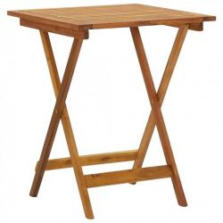 Table pliable de jardin 60x60x75 cm Bois d'acacia solide 313595