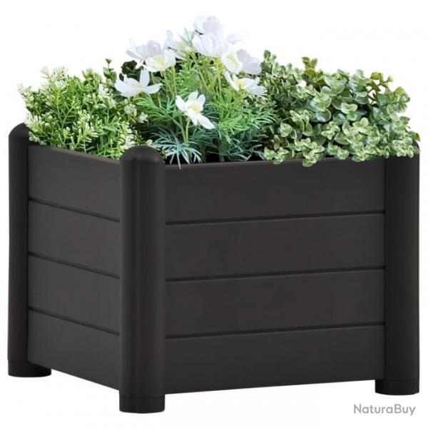 Lit surlev de jardin PP Anthracite 43x43x35 cm 313973