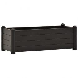 Lit surélevé de jardin PP Anthracite 100x43x35 cm 313977