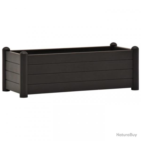 Lit surlev de jardin PP Anthracite 100x43x35 cm 313977