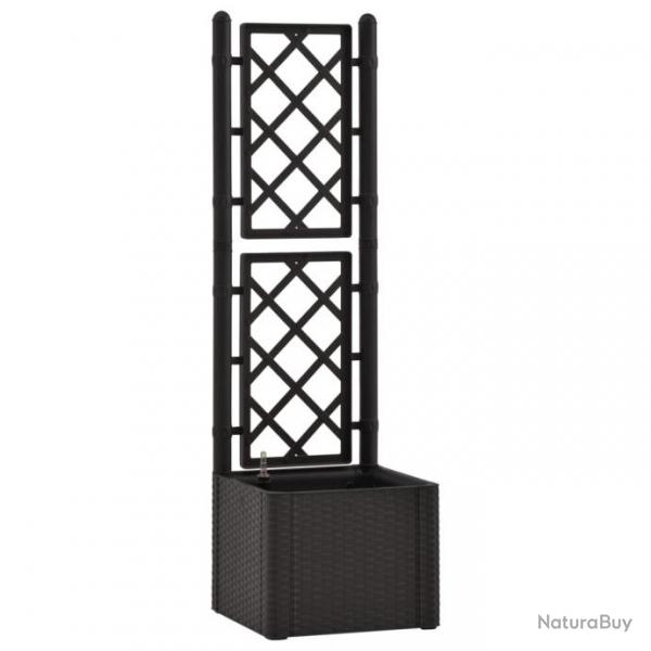 Lit surlev de jardin treillis systme d'arrosage Anthracite 313965