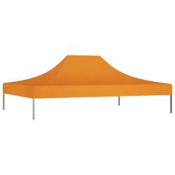 Toit de tente de réception 4,5x3 m Orange 270 g/m² 315368