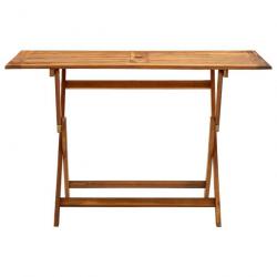 Table de jardin pliable 120x70x75 cm Bois d'acacia massif 313323