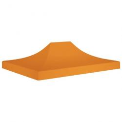 Toit de tente de réception 4x3 m Orange 270 g/m² 315355