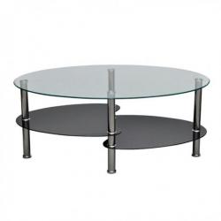 Table basse avec design exclusif Noir 240509