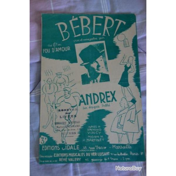 Partition : "Bbert" par Andrex