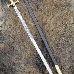 Wiking Épée de cérémonie des francs-maçons, avec fourreau