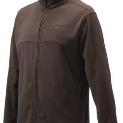 Polaire Beretta full zip marron