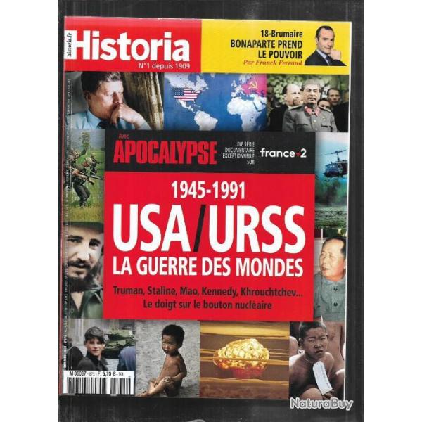 historia n875 1945-1991 usa-urss la guerre des mondes  , novembre 2019