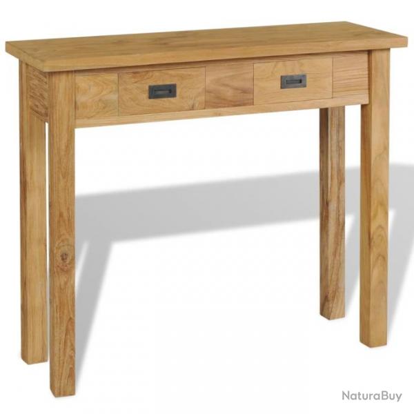 Table console Teck massif 90 x 30 x 80 cm 244481