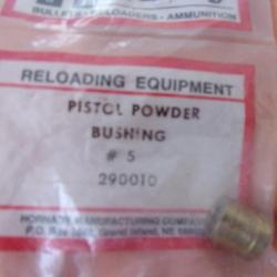 bush pistol powder bushing n° 5 Hornady