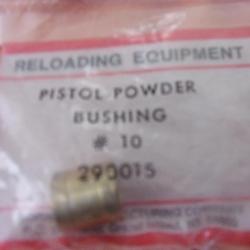 bush pistol powder bushing n° 10 Hornady