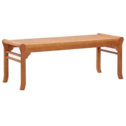 Banc de jardin 2 places 120 cm Bois d'eucalyptus solide 47290