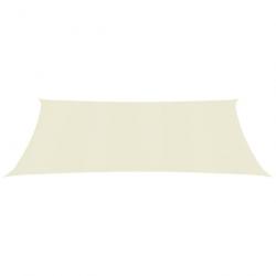 Voile d'ombrage 160 g/m² Crème 4x7 m PEHD 311190