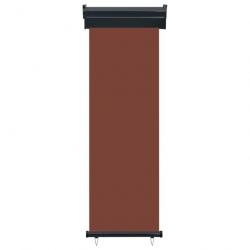 Auvent latéral de balcon 60x250 cm Marron