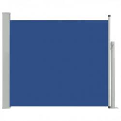 Auvent latéral voile rétractable de patio 100x300 cm Bleu 48372