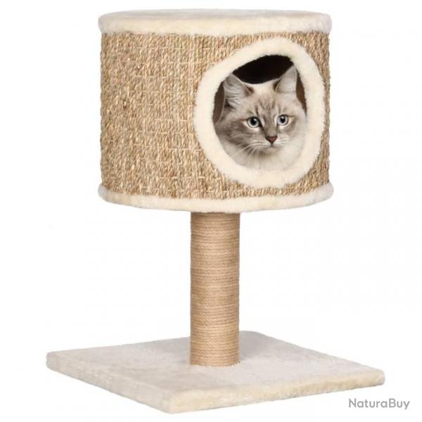 Arbre  chat avec appartement et griffoir 52 cm Herbiers marins 170972