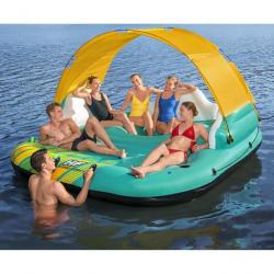 Bestway Île de piscine gonflable 5 personnes Sunny Lounge 291x265x83cm