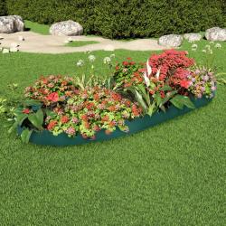 Bordures de jardin 10 pcs Vert 65x15 cm PP 48234