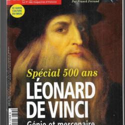 historia n°865 léonard de vinci spécial 500 ans , alexandre le grand , gueules cassées,