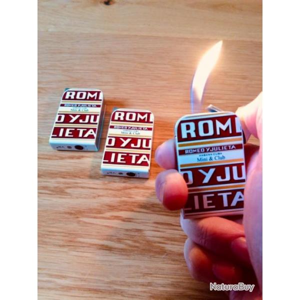 Briquet cigares Romo y Julieta neuf lot de 3 v2