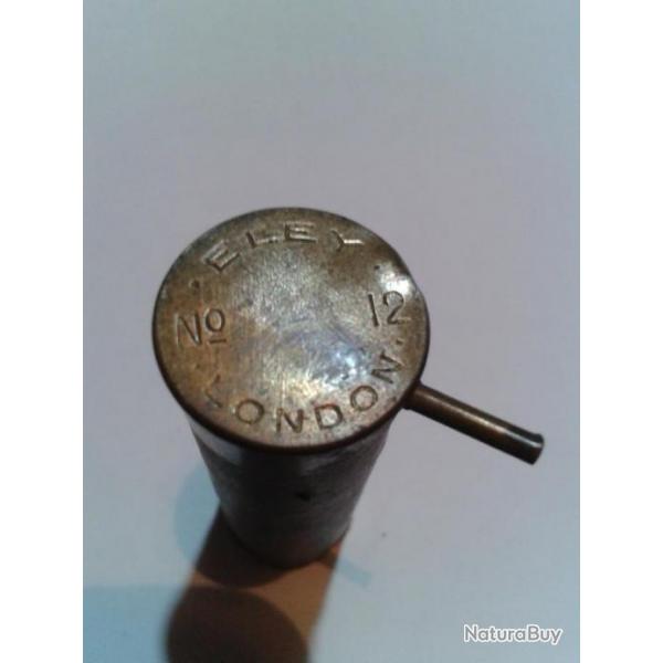 Rare Douille calibre 12   Broche ELEY LONDON (1)
