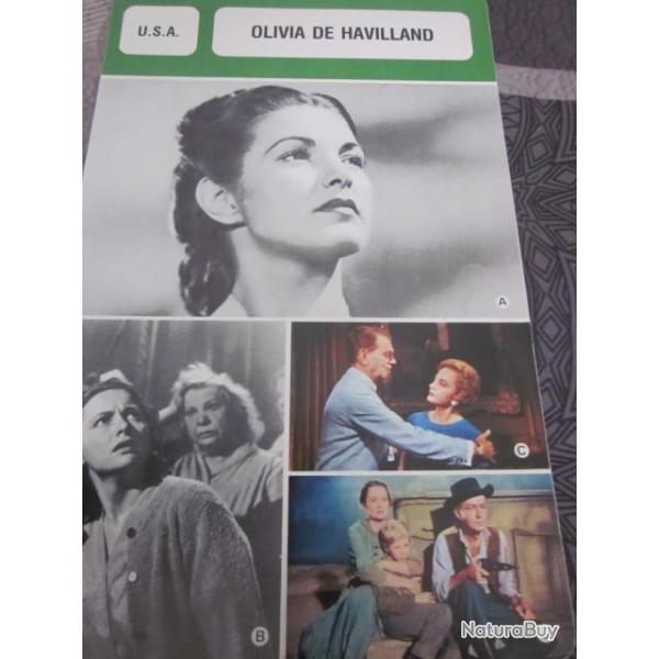 fiche cinema  olivia de havilland