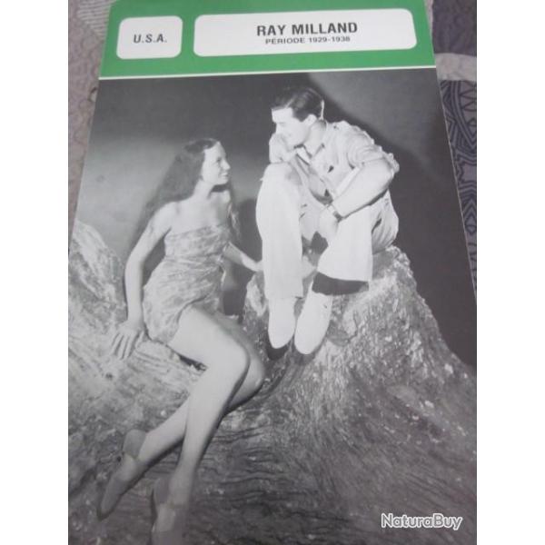 fiche cinema  ray milland