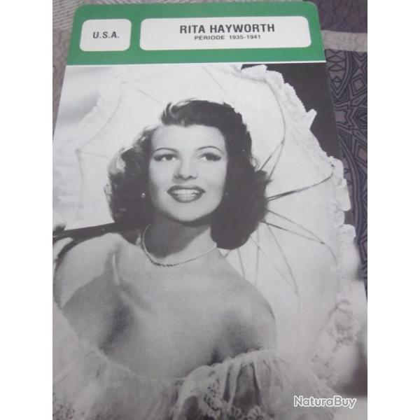 fiche cinema  rita hayworth