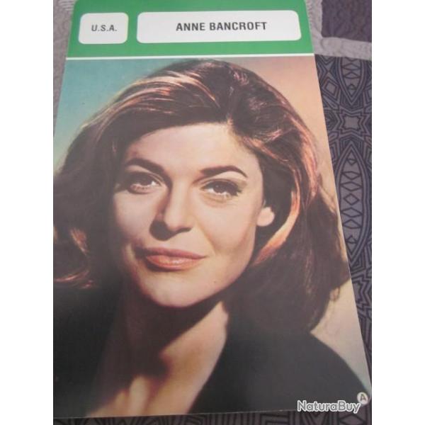 fiche cinema  anne bancroft