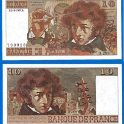 France 10 Francs 1977 Hector Berlioz Billet Franc Frs Frc Frcs