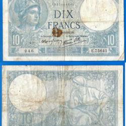 France 10 Francs 1939 Minerve Billet Franc