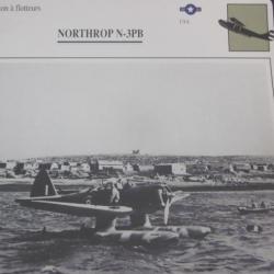 FICHE  AVIATION  TYPE  hydravion a flotteurs   /   NORTHROP N 3PB   USA