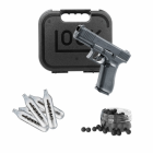 Pistolet Glock 17 Gen 5 T4E cal 43 + 50 balles caoutchouc + 5 C02