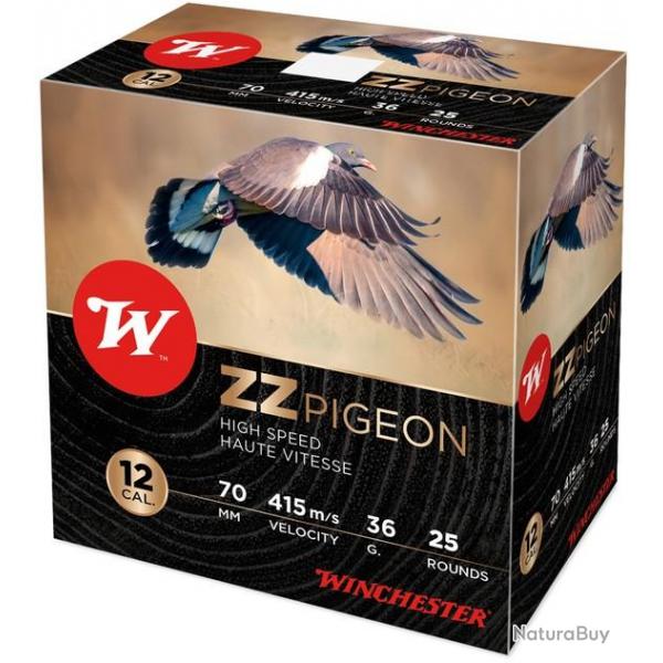 Winchester ZZ Pigeon C.12 70 36g Bote de 25