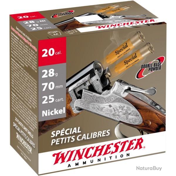 Winchester Spcial Petits Calibres C.20 70 28g plombs nickels Bote de 25