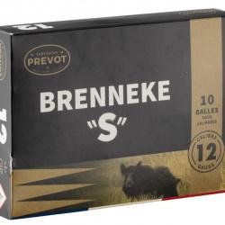 Balle sous-calibrée Prevot Brenneke S C.12/70* Boîte de 10