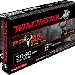 Winchester .30-30 Win. Power Max Bonded 150 gr Boîte de 20