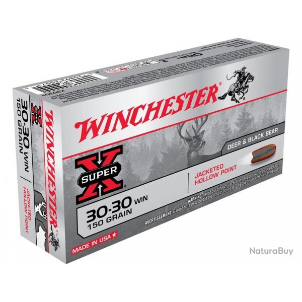 Winchester .30-30 Win. Hollow Point 150 gr Bote de 20