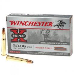 Winchester .30-06 Power-Point 150 gr Boîte de 20