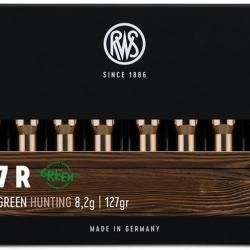 RWS 7x57 R EVO Green 127 gr sans plomb