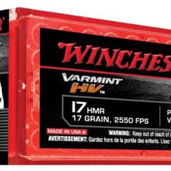 Winchester .17 HMR Varmint HV 17 gr* Boîte de 50