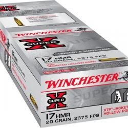 Winchester .17 HMR Super-X Varmint 20 gr* Boîte de 50