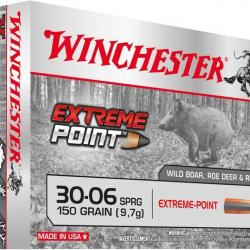 Winchester .30-06 Extreme Point 150 gr Boîte de 20