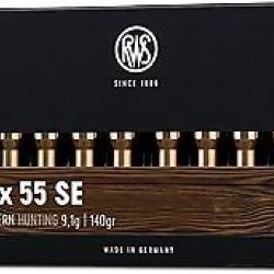 RWS 6.5x55 DK 140 gr Boîte de 20