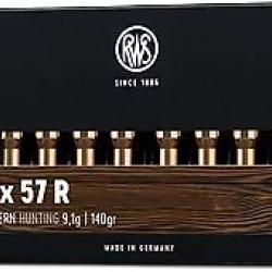 RWS 6.5x57 R DK 140 gr Boîte de 20