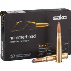 Sako 8x57 JRS Hammerhead 200 gr Boîte de 20