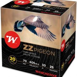 Winchester ZZ Pigeon C.20 70 30g Boîte de 25