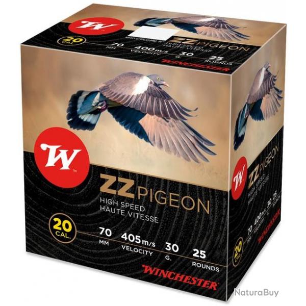 Winchester ZZ Pigeon C.20 70 30g Bote de 25